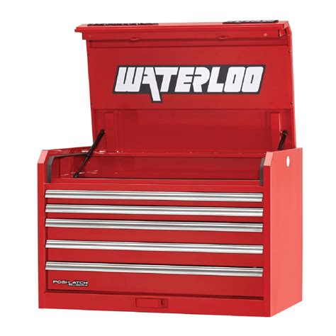 waterloo metal tool box|waterloo 5 drawer tool box.